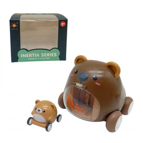 Трек машина, з малою машинкою (ВЕДМЕДИК)