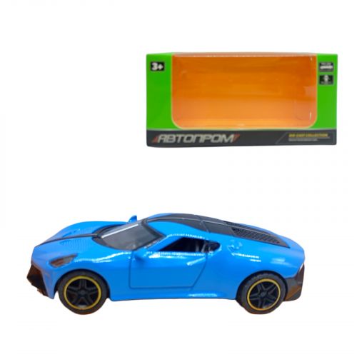 Машинка металева "АВТОПРОМ 1:43, BUGATTI" (СИНЯ)