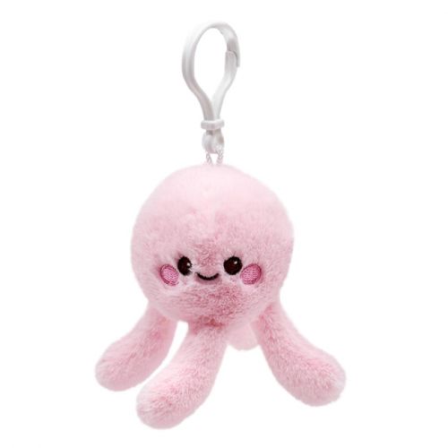 Іграшка-брелок мʼяконабивна "Рожева медузонька" серія Морські друзі, 9см.