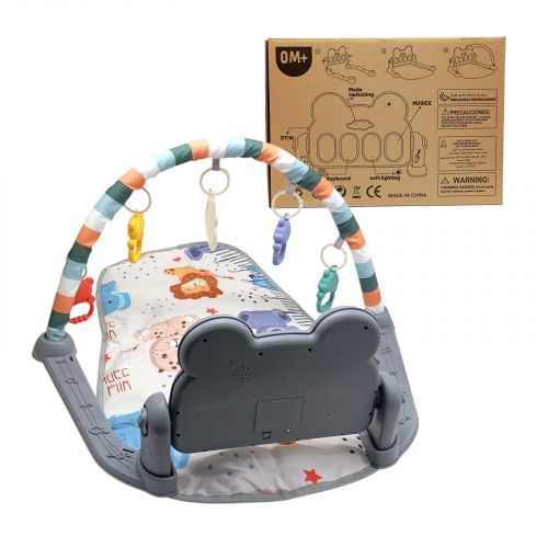 КИЛИМОК З ІГРОВИМ ЦЕНТРОМ (СІРИЙ)