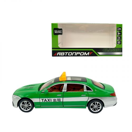 МАШИНА 1:32 Mercedes Benz E300L (ТАХІ) (ЗЕЛЕНА)