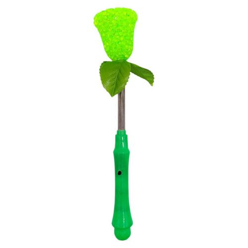 Цукрова паличка КВІТКА, що світиться (ЗЕЛЕНА)