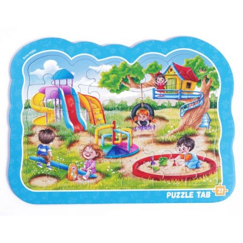 Гра розвиваюча (пазли-вкладиші) "Дитячий майданчик"