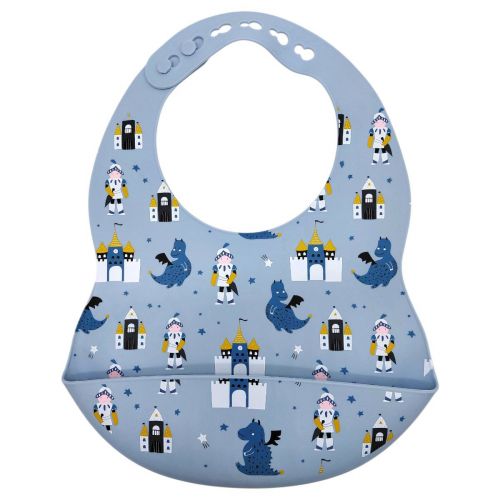 Слинявчик силіконовий (СВІТЛО-СІРИЙ)