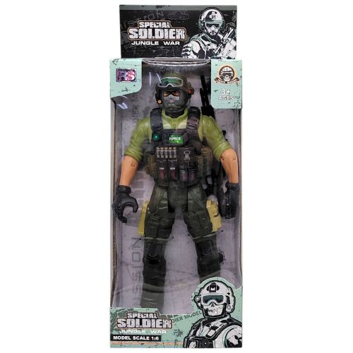 Ігрова фігурка "Солдат. JUNGLE WAR", 28 см, ЗЕЛЕНИЙ (ВИД 1)