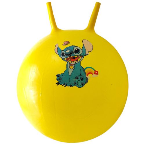 Мʼяч для фітнесу герой, діаметр 50 см (жовтий)