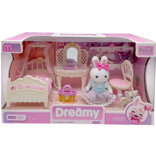 НАБІР МЕБЛІВ З ФЛОКСОВОЮ ФІГУРКОЮ "DREAMY" (ВИД1)