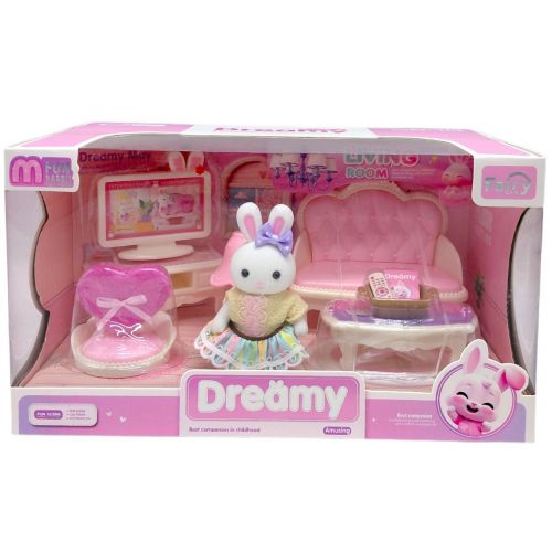 НАБІР МЕБЛІВ З ФЛОКСОВОЮ ФІГУРКОЮ "DREAMY" (ВИД2)