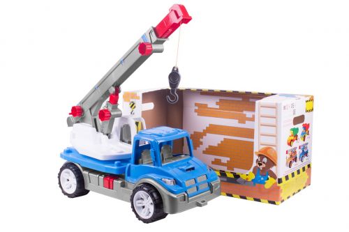 Машинка "Автокран ТехноК", блакитний