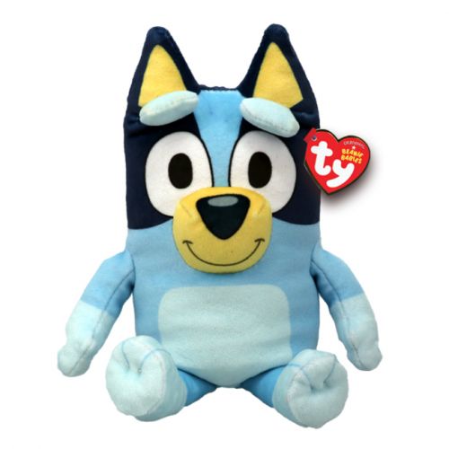 Дитяча іграшка м’яконабивна TY BLUEY блакитне цуценя "Блуї" 15 см