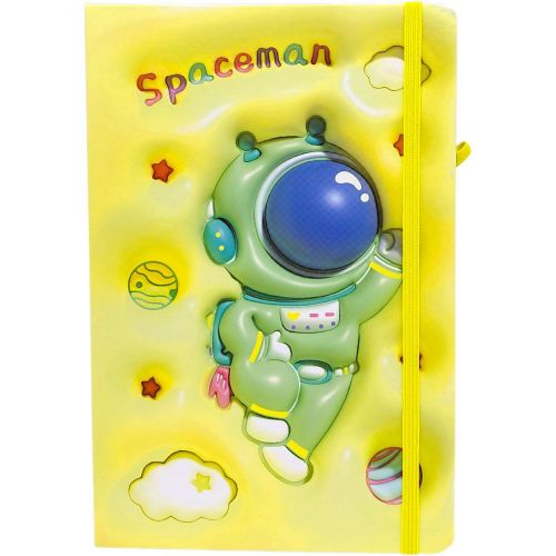 Блокнот "SPACEMAN" тверда обкладинка, А5 (ЖОВТИЙ)