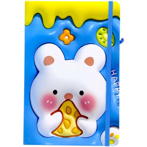 Блокнот "Кролик" тверда обкладинка, А5 (БЛАКИТНИЙ)