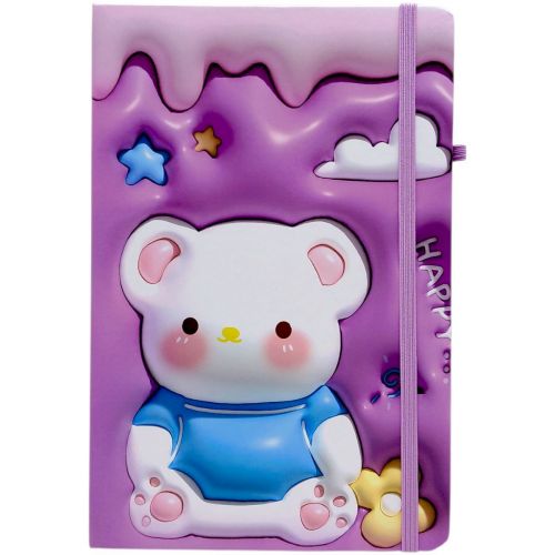 Блокнот "Кролик" тверда обкладинка, А5 (ФІОЛЕТОВИЙ)