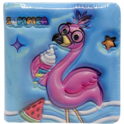 Блокнот 3D 10Х9,5 см "Фламінго" (БЛАКИТНИЙ)