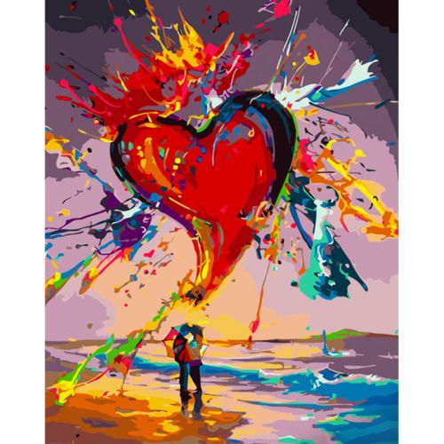 Картина по номерах "Яскраве кохання" 40х50 см