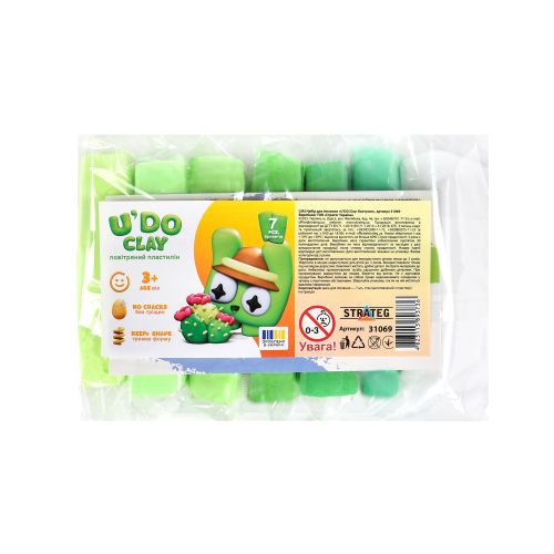 Набір для ліплення "UʼDO Clay: Кактусик"
