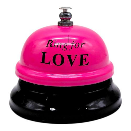 Дзвіночок настільний  LOVE (РОЖЕВИЙ)