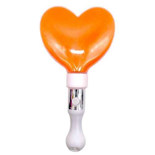 Іграшка зі світлом "СЕРЦЕ" 21 СМ (ПОМАРАНЧЕВЕ)