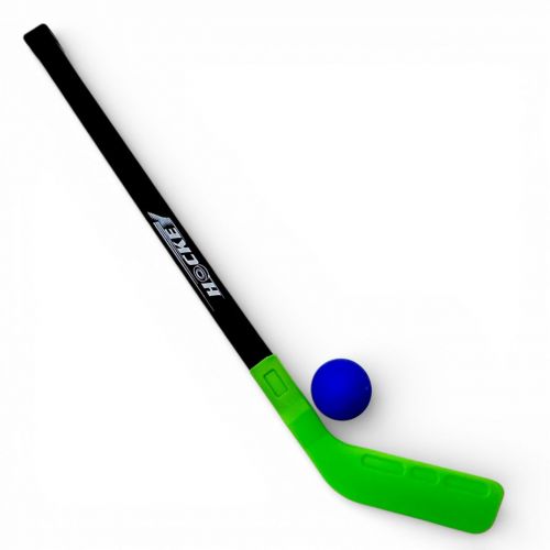 Хокейна клюшка з м`ячиком в сітці (ЧОРНА)