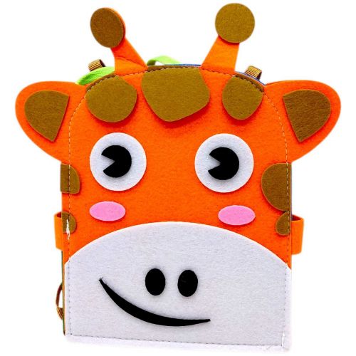 Логічна папка (фетр, годинник, застібки, рахівничка, шнурівка, ремінець)