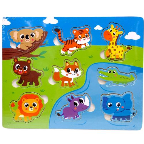 Вкладиші дерев'яні, 22,5х18 см (ТВАРИНИ)