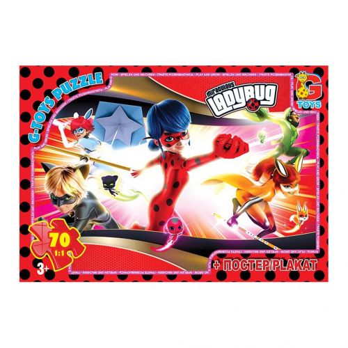 Пазли ТМ "G-Toys" із серії "Леді Баг", 70 ел