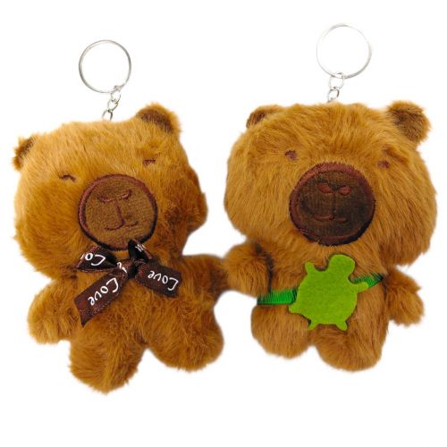 Мʼяка іграшка-брелок Капібара 11 см (мікс)