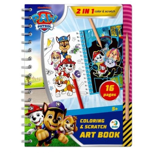 Набір для творчості 2 в 1. Розмальовки та гравюри «Грайся весь день»