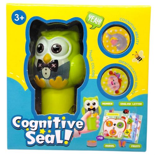 Набір печаток "СОВА" в коробці  (ЗЕЛЕНИЙ)