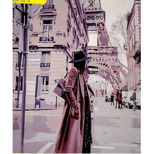 Картина по номерах "У мicтi закоханих" 40*50 см