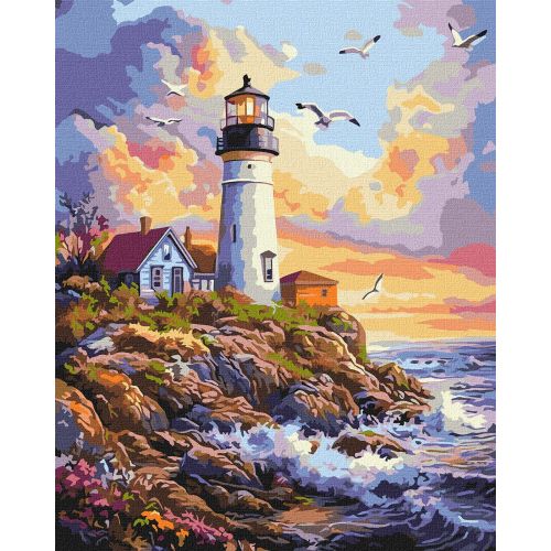 Картина по номерах "Приморський спокій" 40х50 см