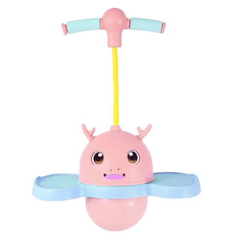 Стрибунець для стрибків 90*38 см, світло у короб 42*19*21 см (РОЖЕВИЙ)