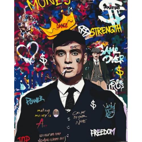 Картина за номерами "Томмі Шелбі. Гострі картуз" 40*50 см