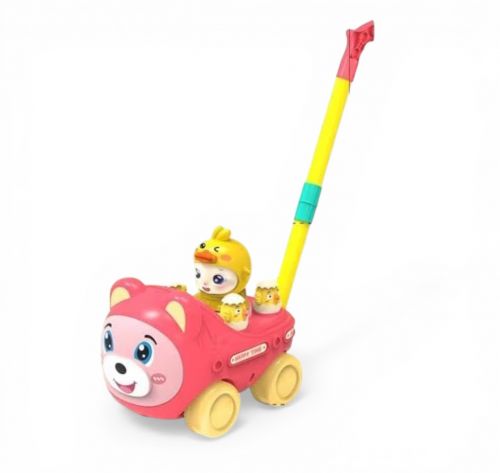 Каталка, 13 см х 21 см х 46 см, дзвіночок, обертається фігурка, в пакеті