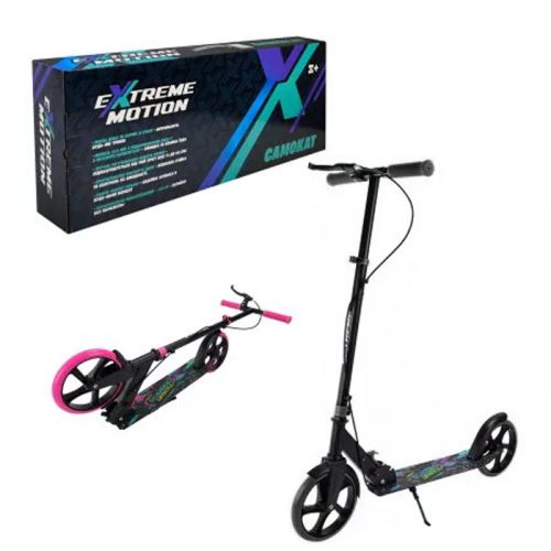 Самокат міський 2-х коліс.сталевий,колеса 200 мм (ЧОРНИЙ)