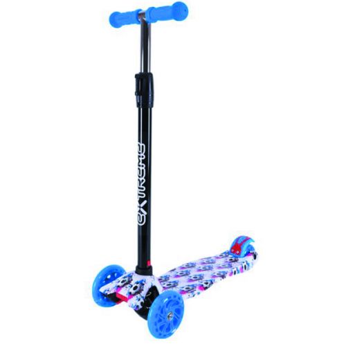 Самокат дитячий 4-х коліс. MAXI, колеса PU світяться, пакет "Футбол" (БЛАКИТНИЙ)