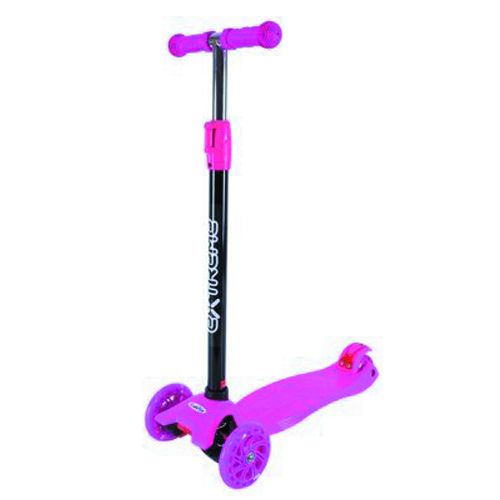 Самокат дитячий 4-х коліс РОЖЕВИЙ