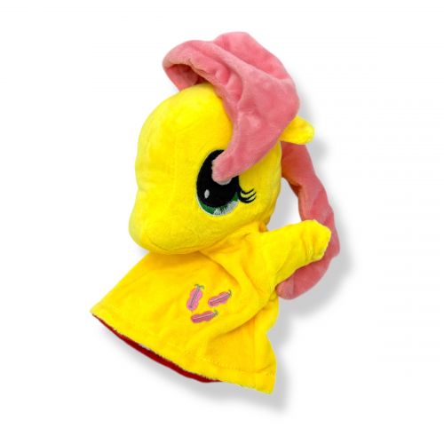 Мʼяка іграшка-рукавичка "Поні" (23см) (ЖОВТА)