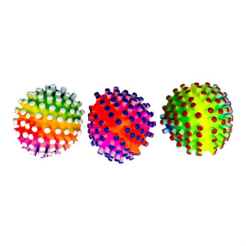 Мʼяч гумовий 3ʼʼ (мікс кольори) 90г