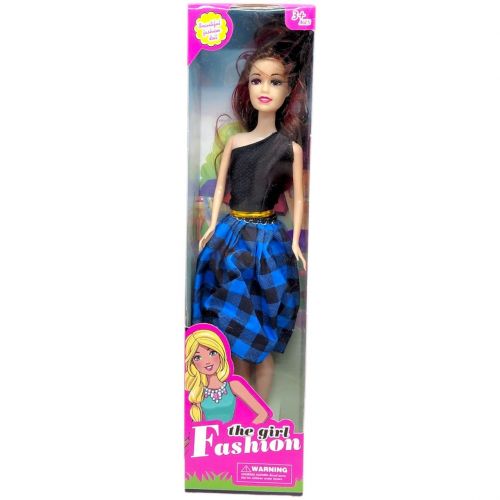 Лялька серії "Fashion Girl" (СИНЯ КЛІТИНКА)