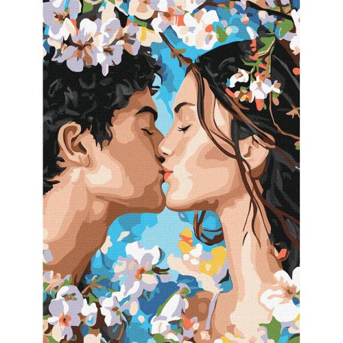 Картина по номерах "Поцілунок весни" 30х40см