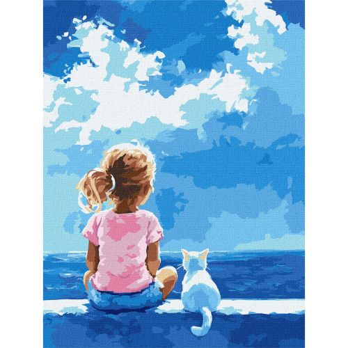 Картина по номерах "Ніжна дружба" 30х40см