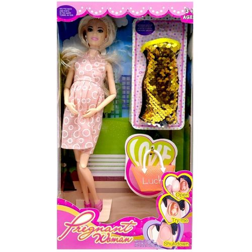 Лялька "Pregnant Women" 29 см (ЖОВТА)