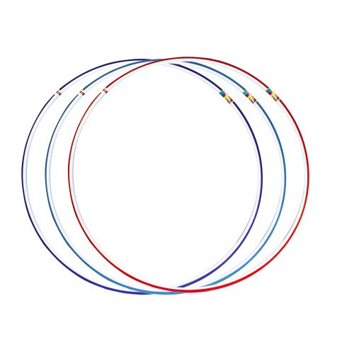 Обруч "різнобарв'я 3" великий (82 см)