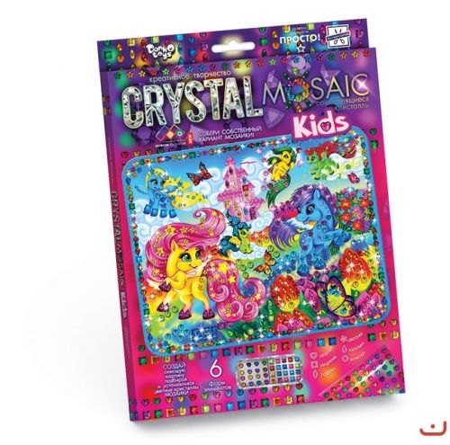 Набір для креативної творчості "CRYSTAL MOSAIC KIDS", "Поні"
