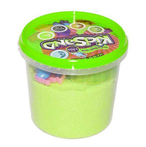 Кінетичний пісок "KidSand", салатовий, 1000 г