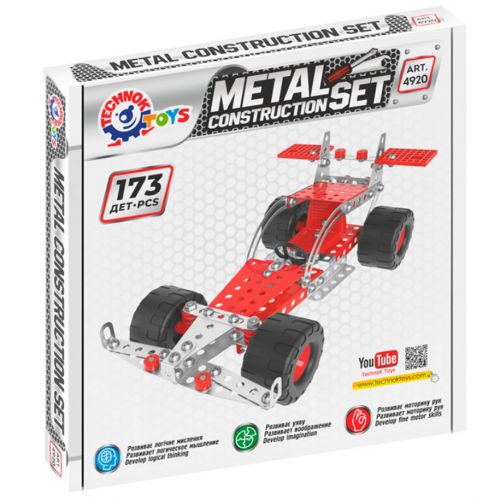 Металевий конструктор "Авто-Дакар", 173 деталі