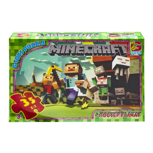 Пазли "майнкрафт", 35 ел