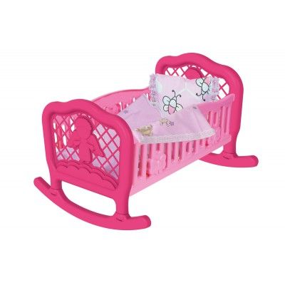 Колиска для ляльки ТехноК (рожева)