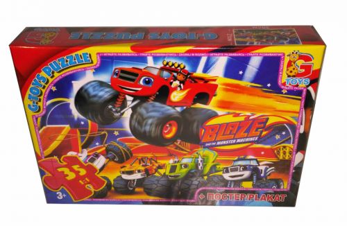 Пазли "Вспиш: машинки", 35 ел